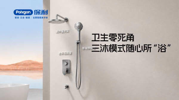 枪灰入墙淋浴花洒