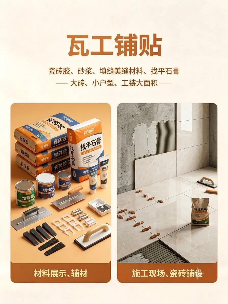 瓦工铺贴